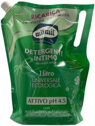 L'-active Intimate Cleanser pH |5 con Antibatterici Naturali, Anti-Infezioni Universal Refill 1000 ml
| L'active Intimo L'-active Intimate Cleanser pH |5 con Antibatterici Naturali, Anti-Infezioni Universal Refill 1000 ml
| L'active Intimo